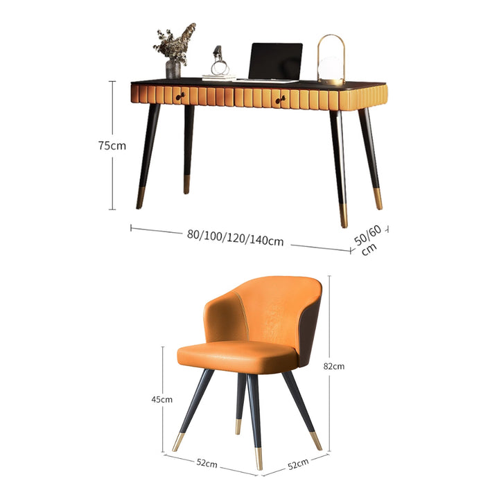 MAS-3056 Masdio Modern Slate Study Table