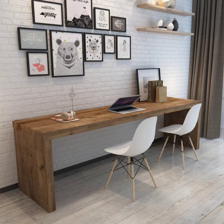 MAS-3057 Masdio Rustic Solid Wood Study Table