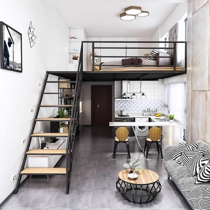 MAS-3059 Masdio Modern Industrial Loft Bed
