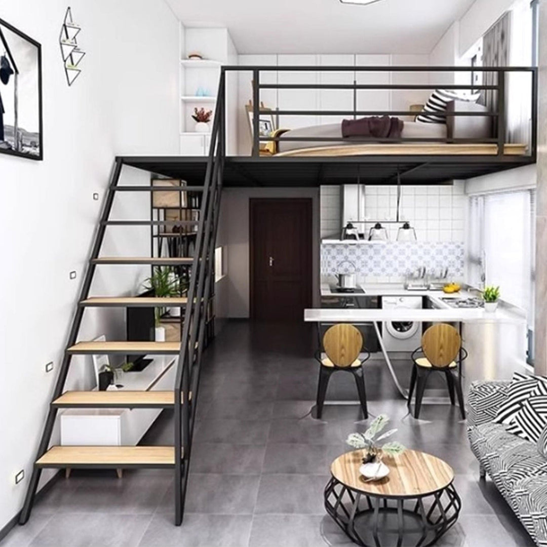 MAS-3059 Masdio Modern Industrial Loft Bed