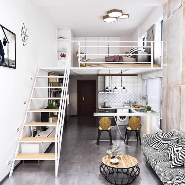 MAS-3059 Masdio Modern Industrial Loft Bed