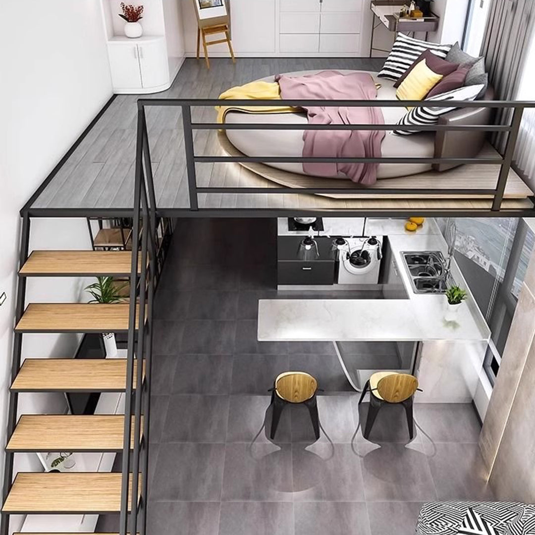 MAS-3059 Masdio Modern Industrial Loft Bed