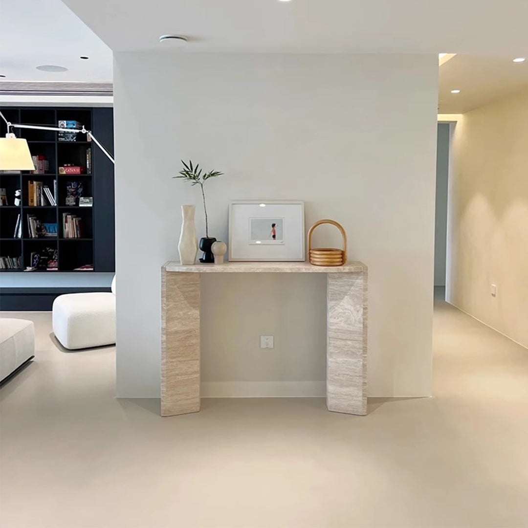 MAS-3068 Masdio Modern Travertine Console Table