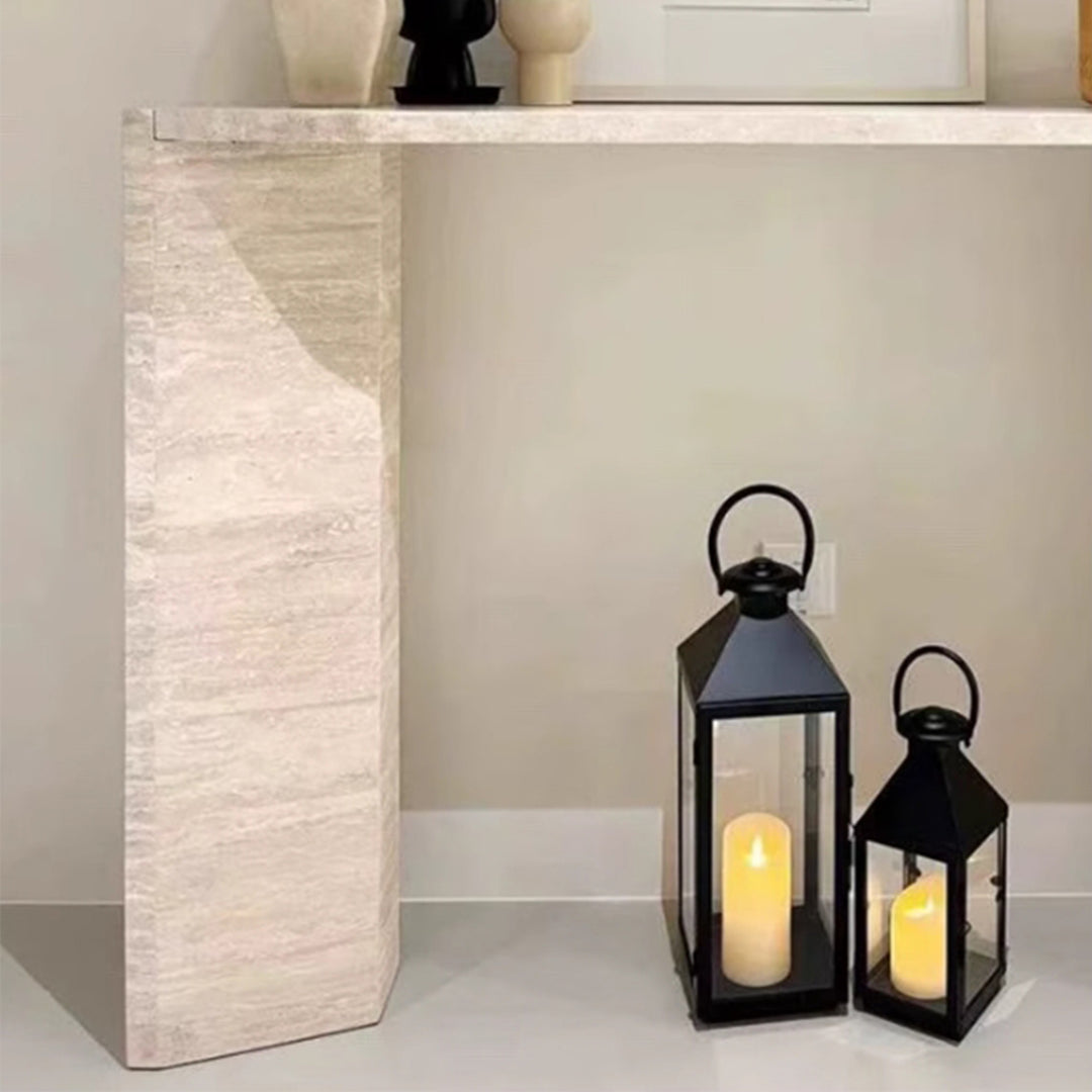 MAS-3068 Masdio Modern Travertine Console Table