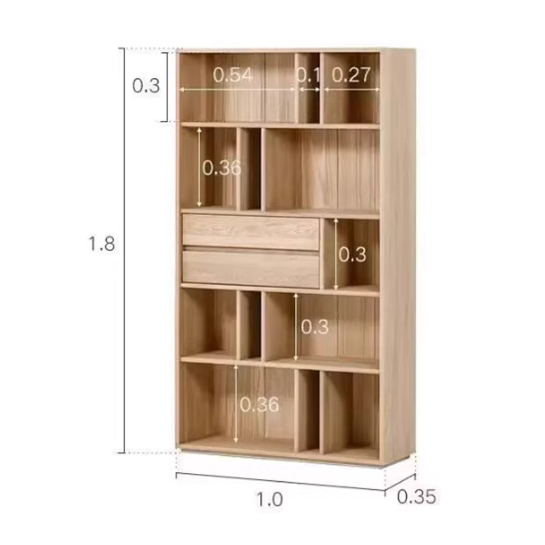 MAS-3072 Masdio Modern Solid Wood Bookshelf