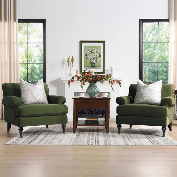 MAS-3074 Masdio Victorian Velvet Sofa