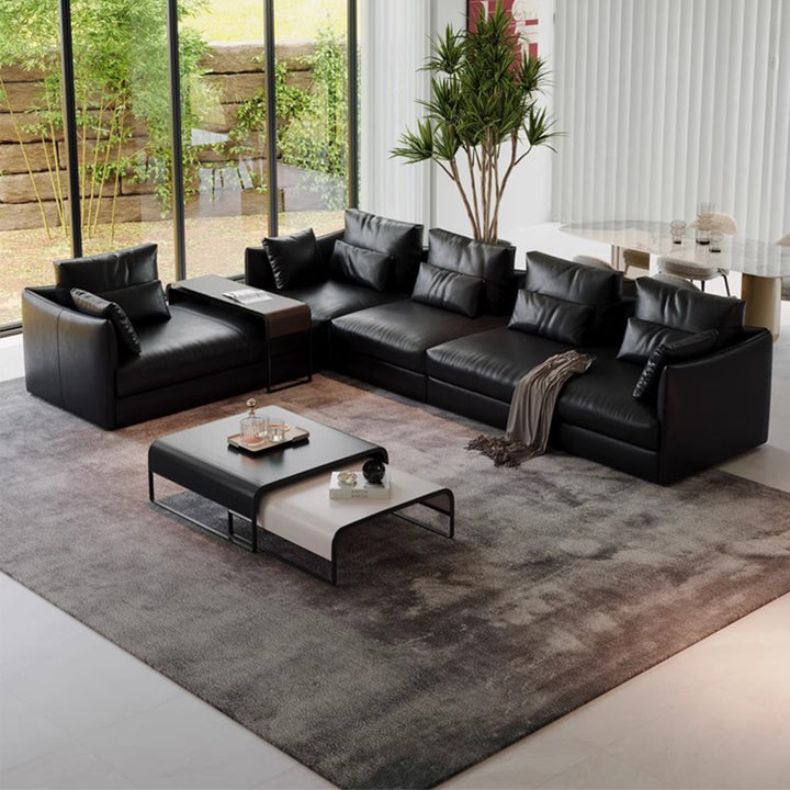 MAS-3090 Masdio Modern Genuine Leather Sofa
