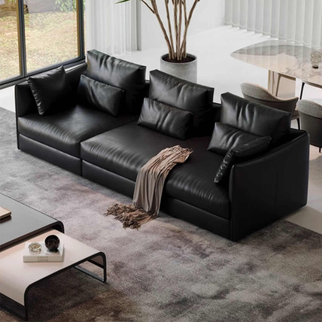 MAS-3090 Masdio Modern Genuine Leather Sofa