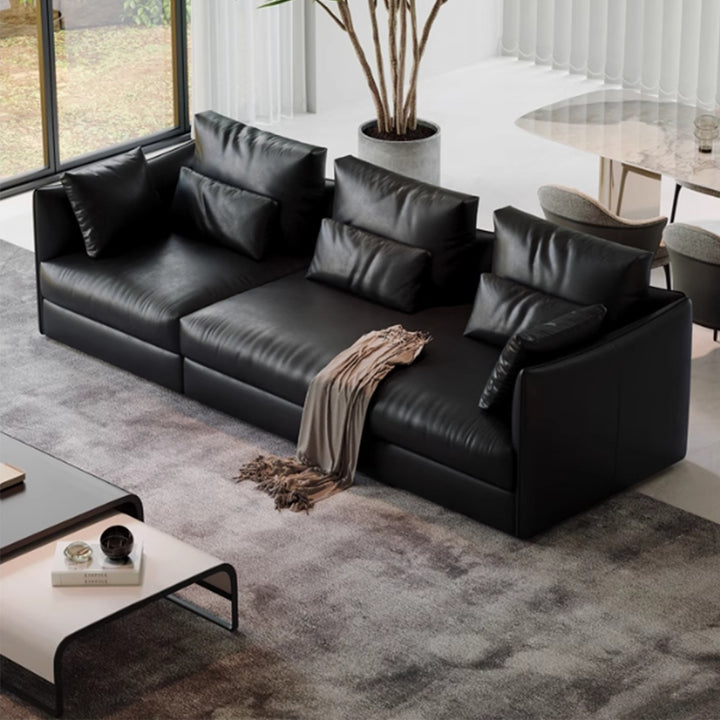 MAS-3090 Masdio Modern Genuine Leather Sofa