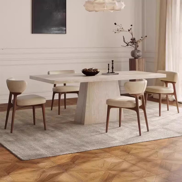 MAS-3091 Masdio Modern Travertine Dining Table