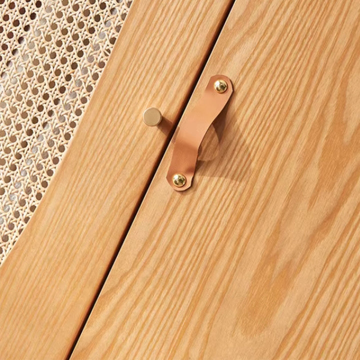 MAS-3094 Masdio Japandi Solid Wood Wardrobe