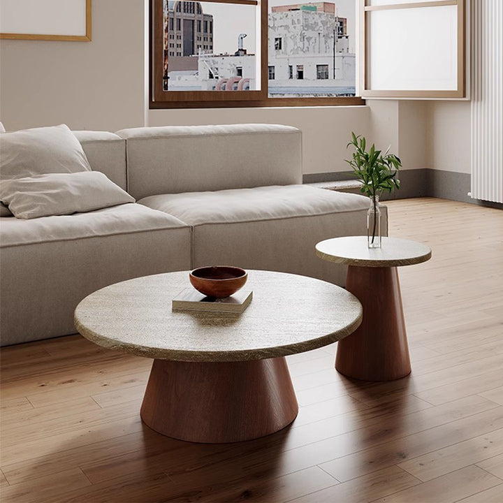 MAS-3097 Masdio Wabi Sabi Travertine Coffee Table