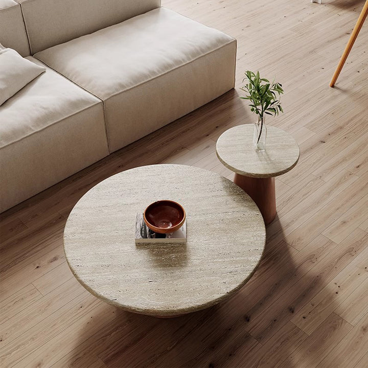 MAS-3097 Masdio Wabi Sabi Travertine Coffee Table