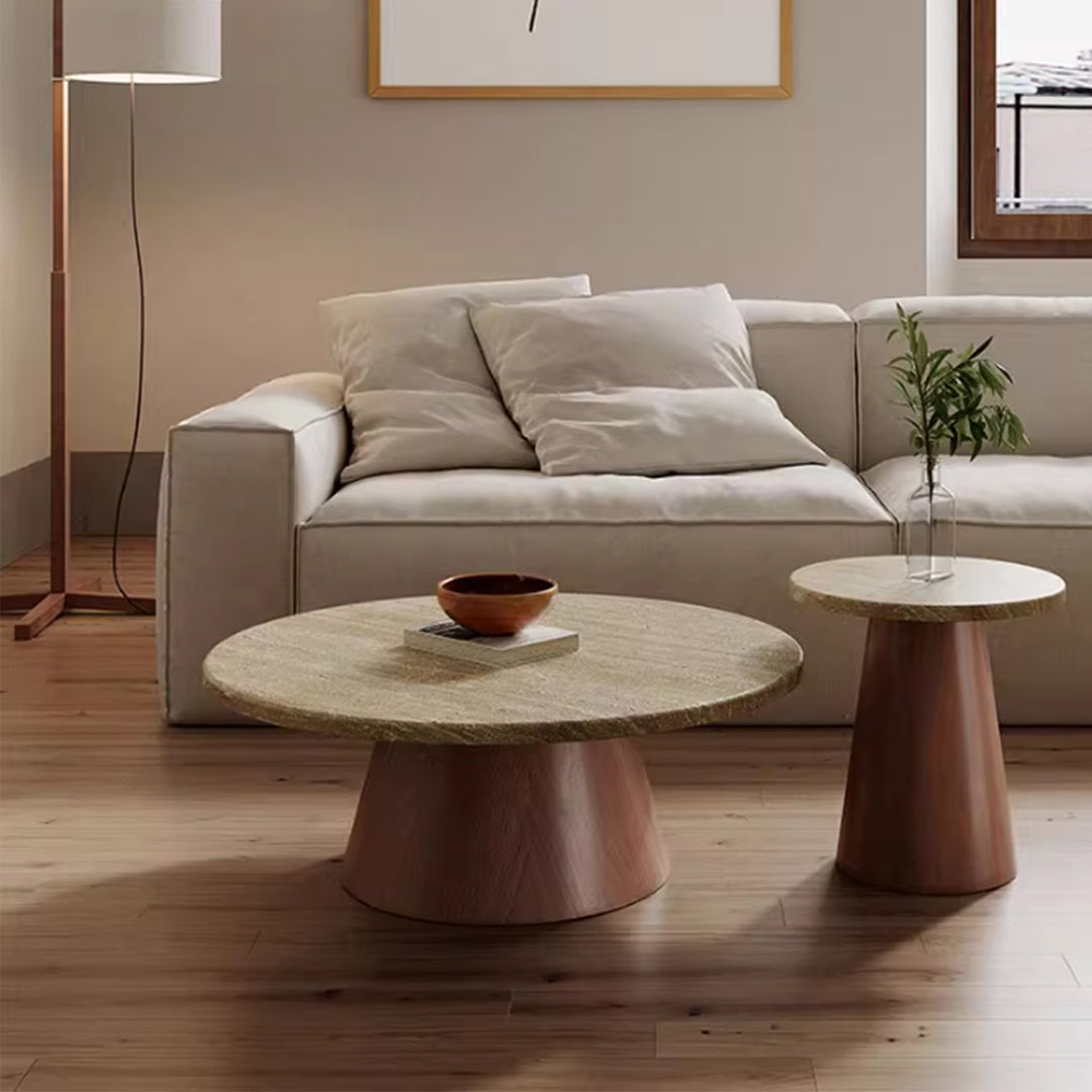 MAS-3097 Masdio Wabi Sabi Travertine Coffee Table