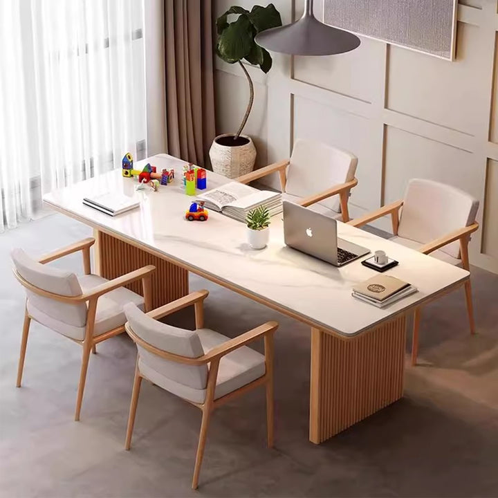 MAS-3099 Masdio Japandi Sintered Stone Dining Table