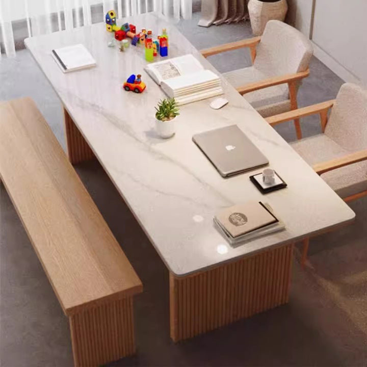 MAS-3099 Masdio Japandi Sintered Stone Dining Table
