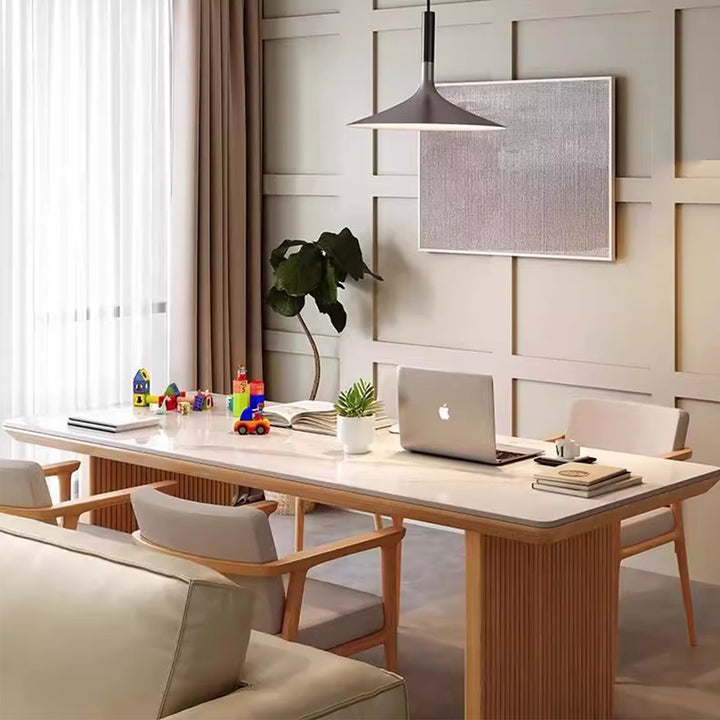 MAS-3099 Masdio Japandi Sintered Stone Dining Table