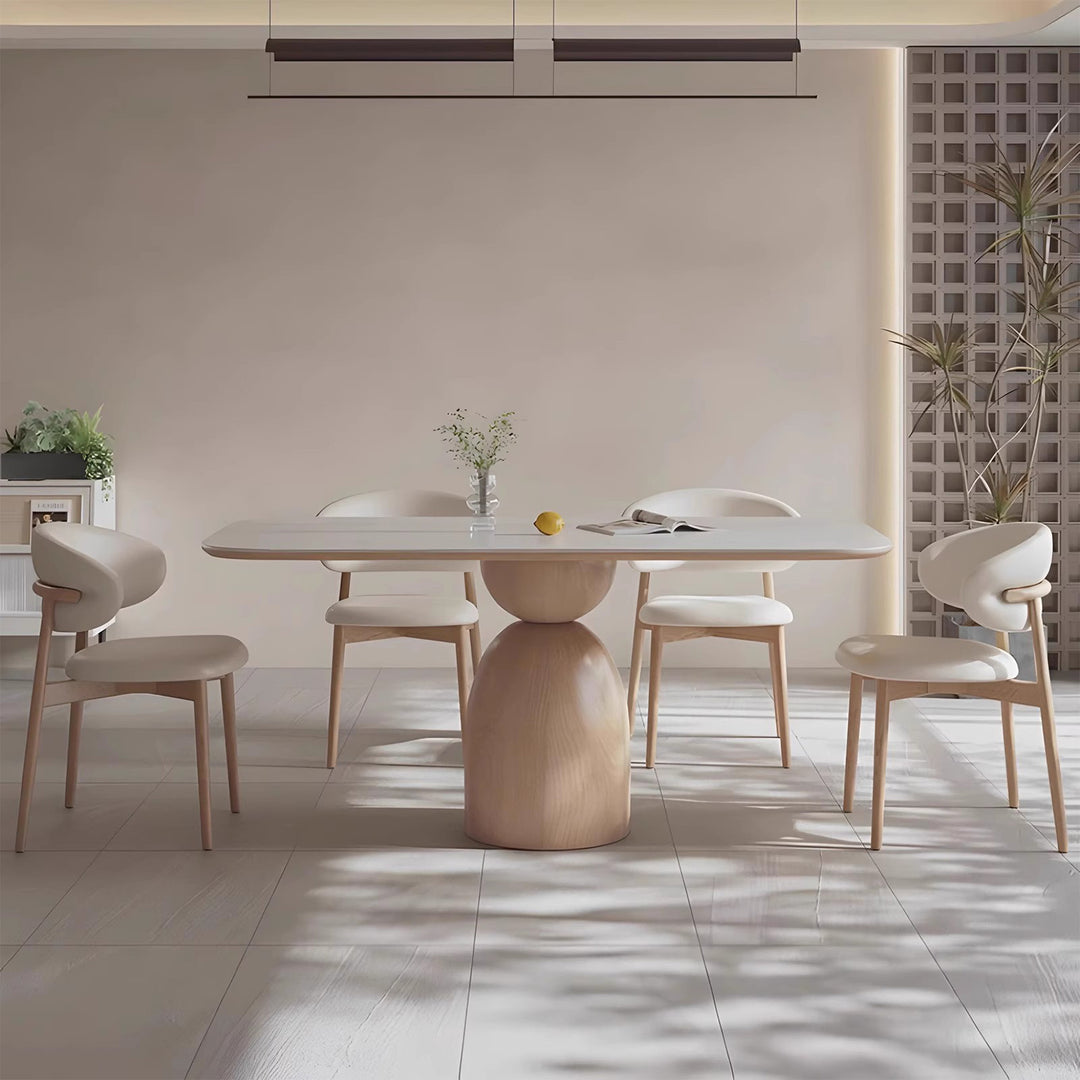 MAS-3100 Masdio Japandi Sintered Stone Dining Table