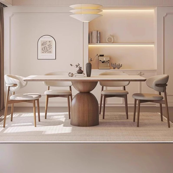 MAS-3100 Masdio Japandi Sintered Stone Dining Table