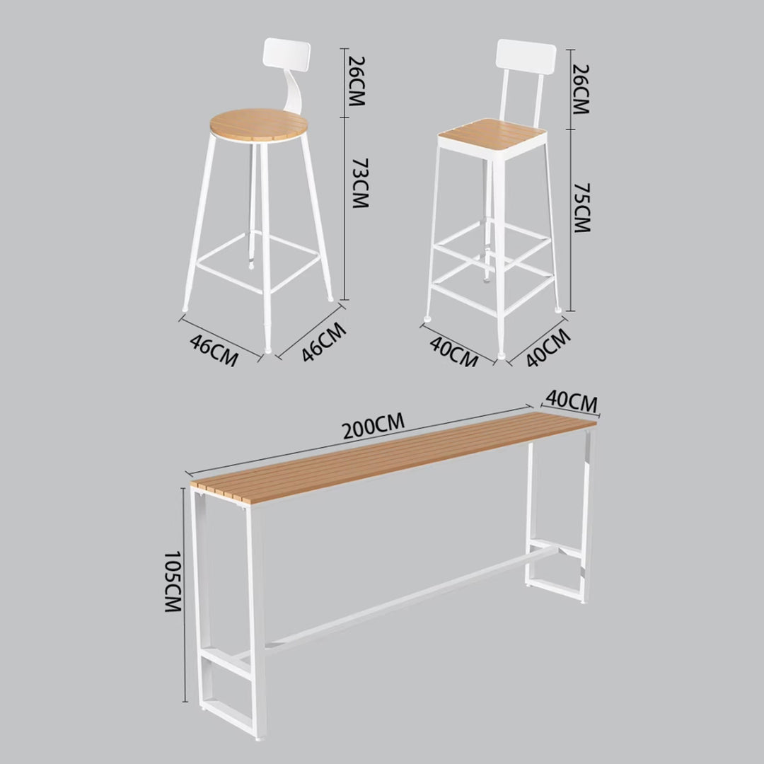 MAS-3102 Masdio Modern Outdoor Bar Table & Chairs