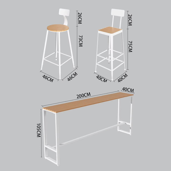 MAS-3102 Masdio Modern Outdoor Bar Table & Chairs