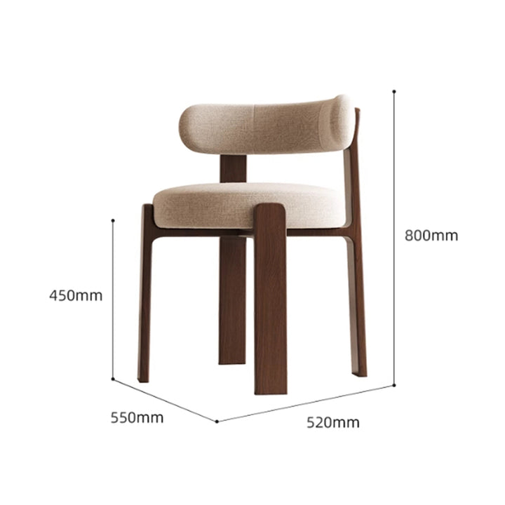 MAS-3106 Masdio Modern Solid Wood Dining Chair