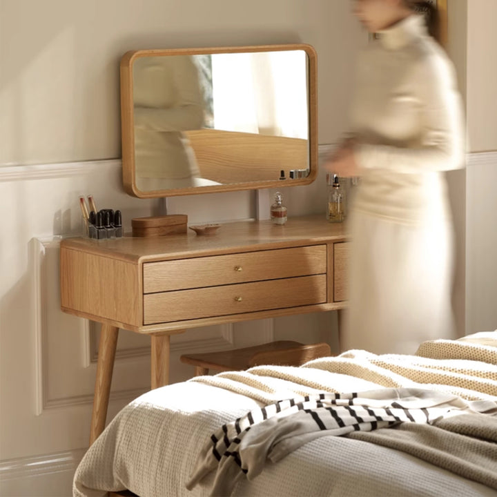 MAS-3111 Masdio Rustic Solid Wood Vanity Table
