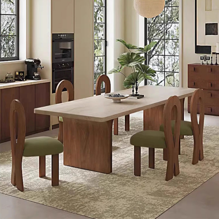 MAS-3117 Masdio Modern Travertine Dining Table
