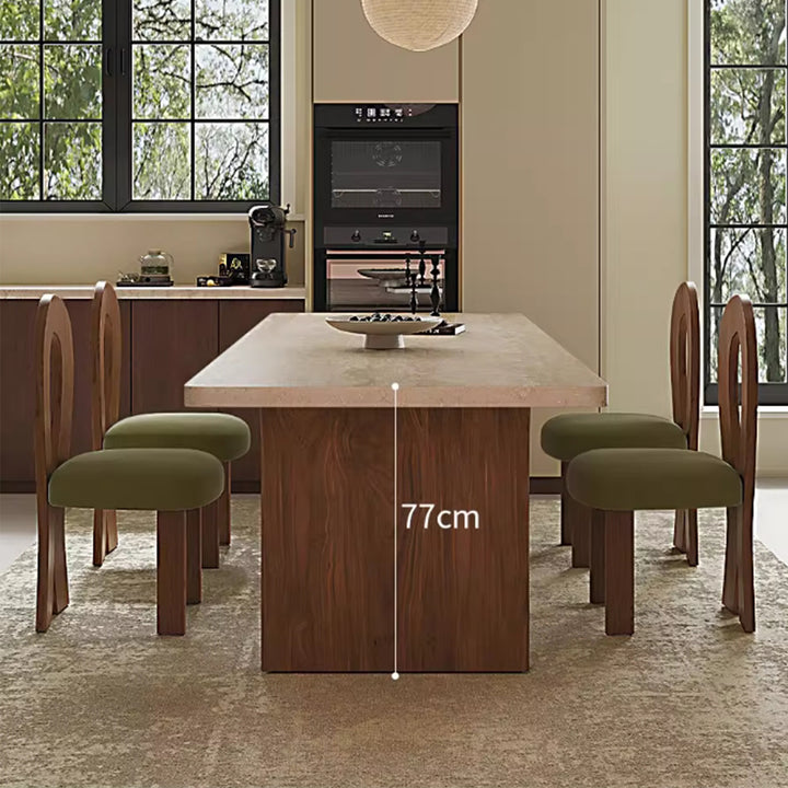 MAS-3117 Masdio Modern Travertine Dining Table