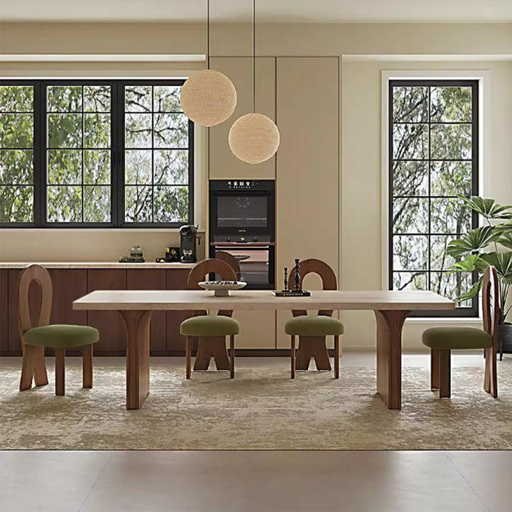 MAS-3117 Masdio Modern Travertine Dining Table