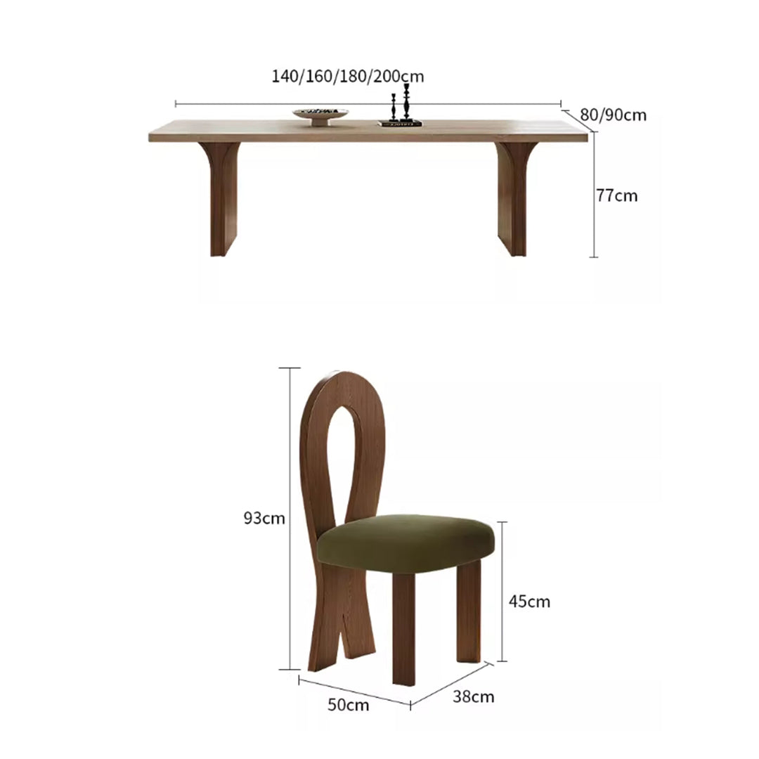MAS-3117 Masdio Modern Travertine Dining Table