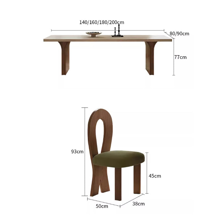 MAS-3117 Masdio Modern Travertine Dining Table