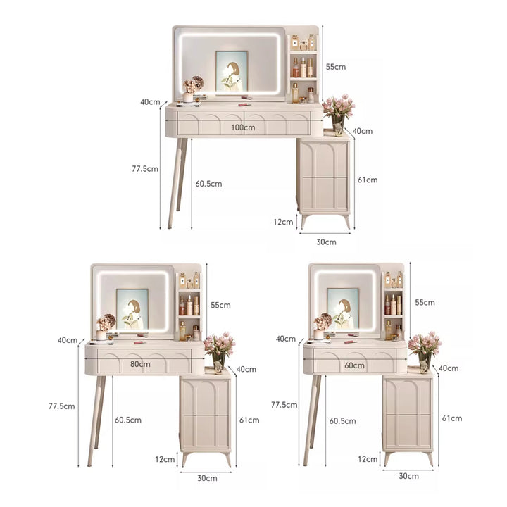 MAS-3120 Masdio Modern Vanity Table Set