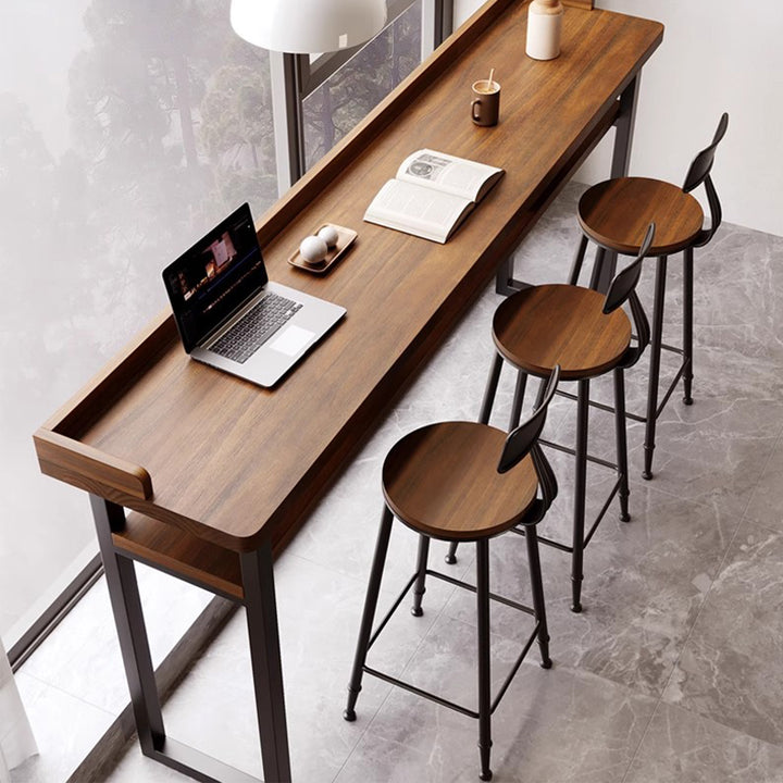 MAS-3125 Masdio Rustic Solid Wood Bar Table