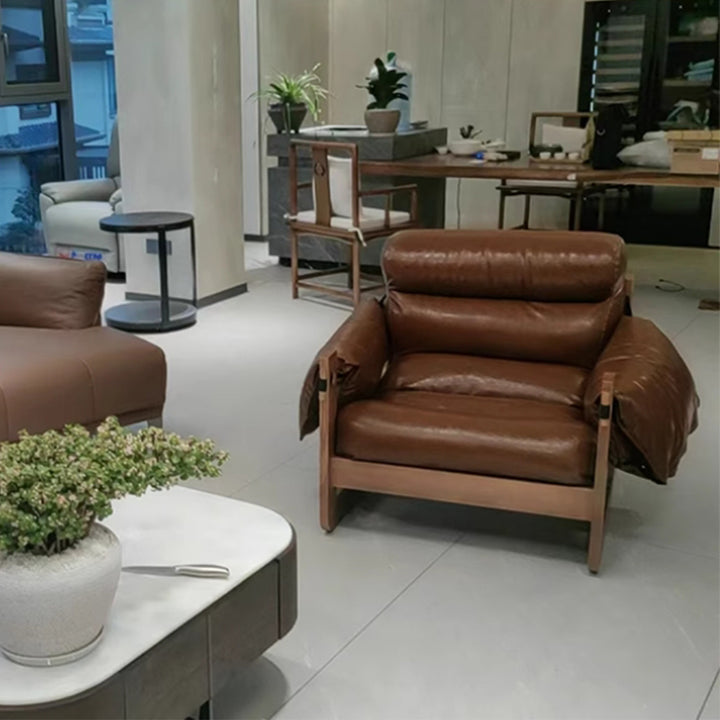 MAS-3128 Masdio Modern Leather Lounge Chair