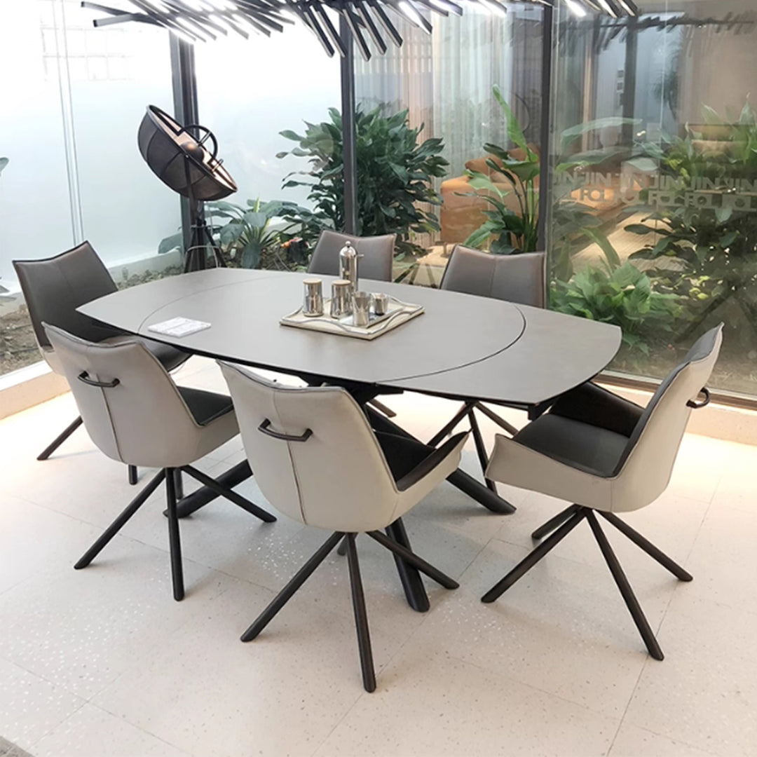 MAS-3135 Masdio Modern Sintered Stone Extendable Dining Table