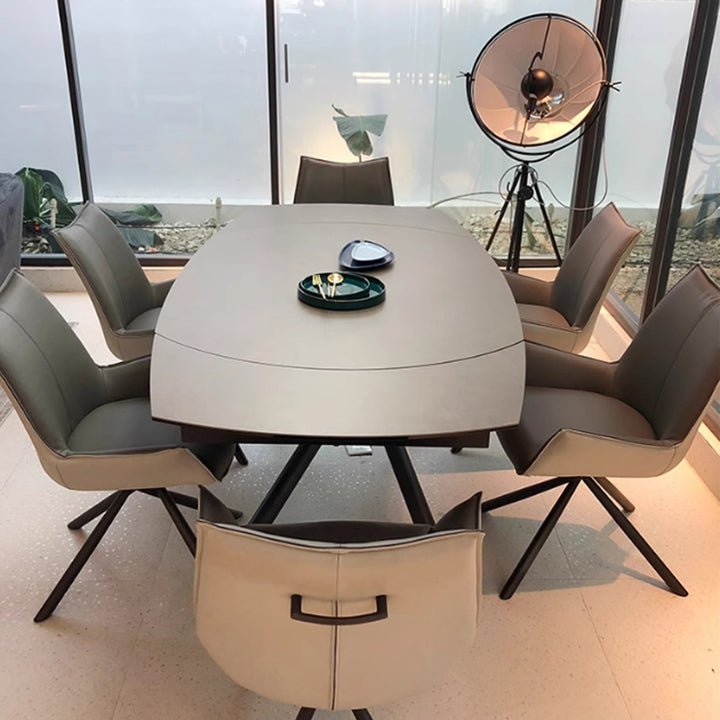 MAS-3135 Masdio Modern Sintered Stone Extendable Dining Table