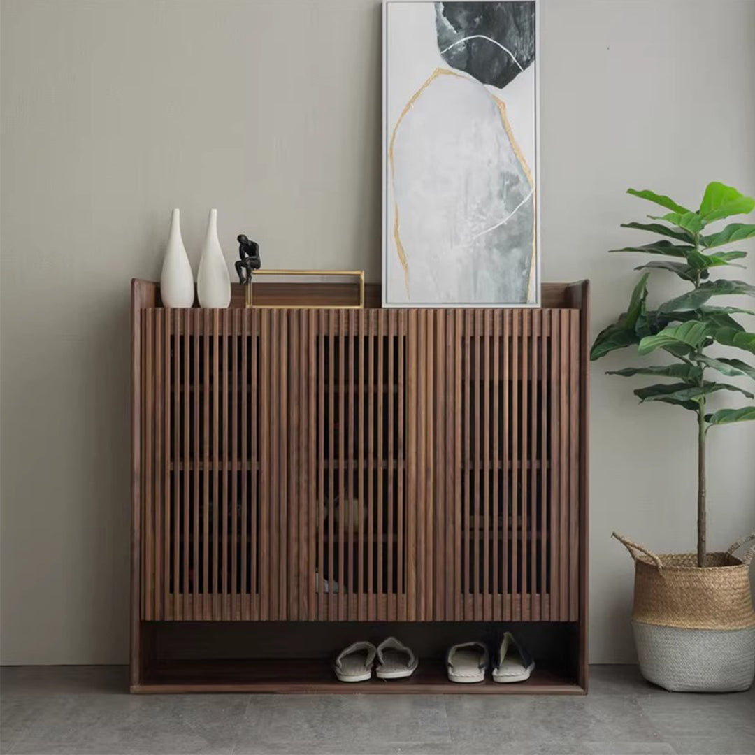 MAS-3143 Masdio Rustic Solid Wood Shoe Cabinet