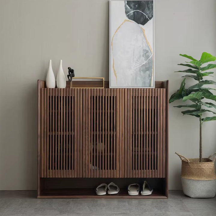 MAS-3143 Masdio Rustic Solid Wood Shoe Cabinet