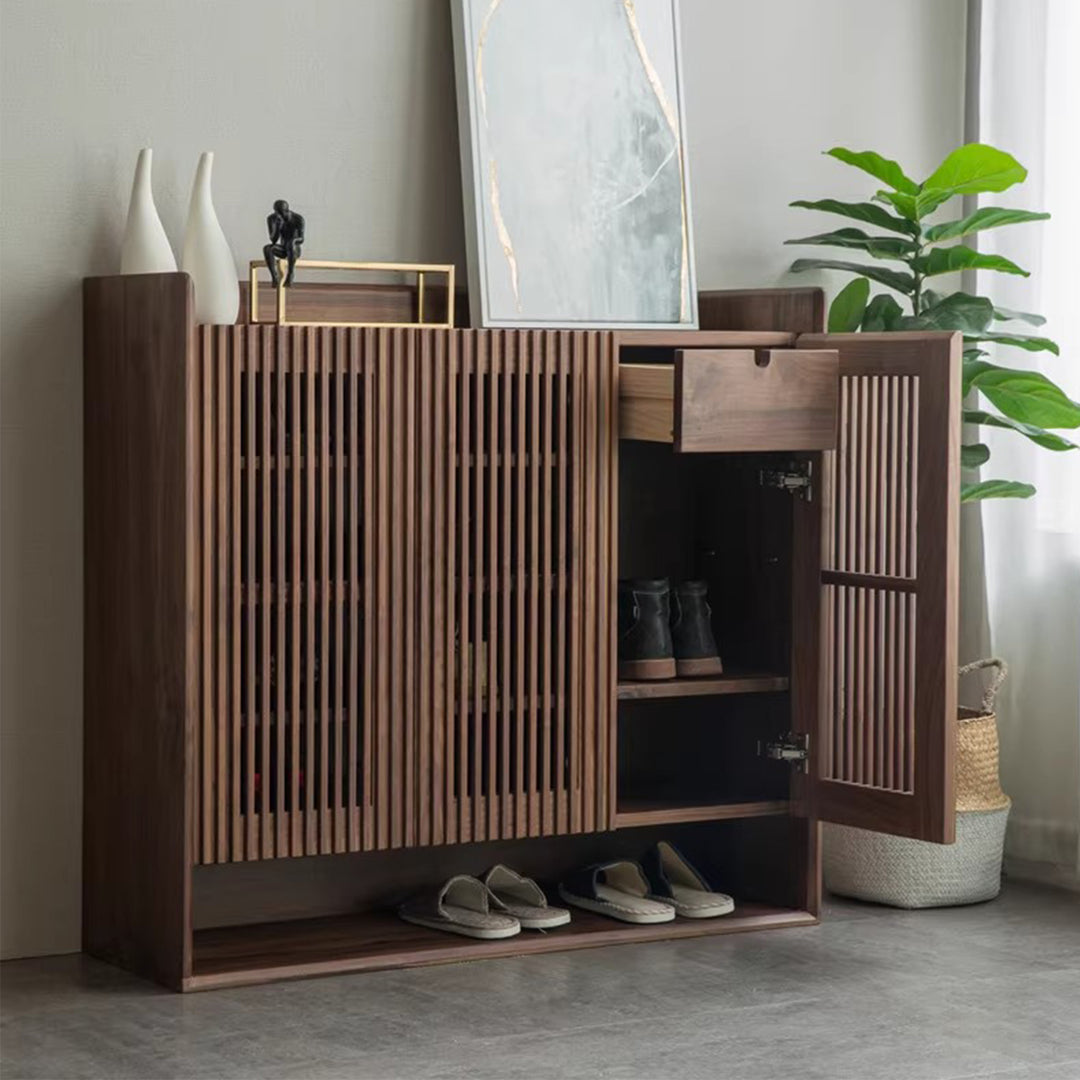 MAS-3143 Masdio Rustic Solid Wood Shoe Cabinet