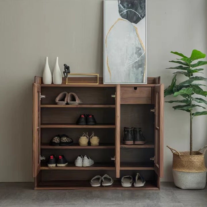 MAS-3143 Masdio Rustic Solid Wood Shoe Cabinet