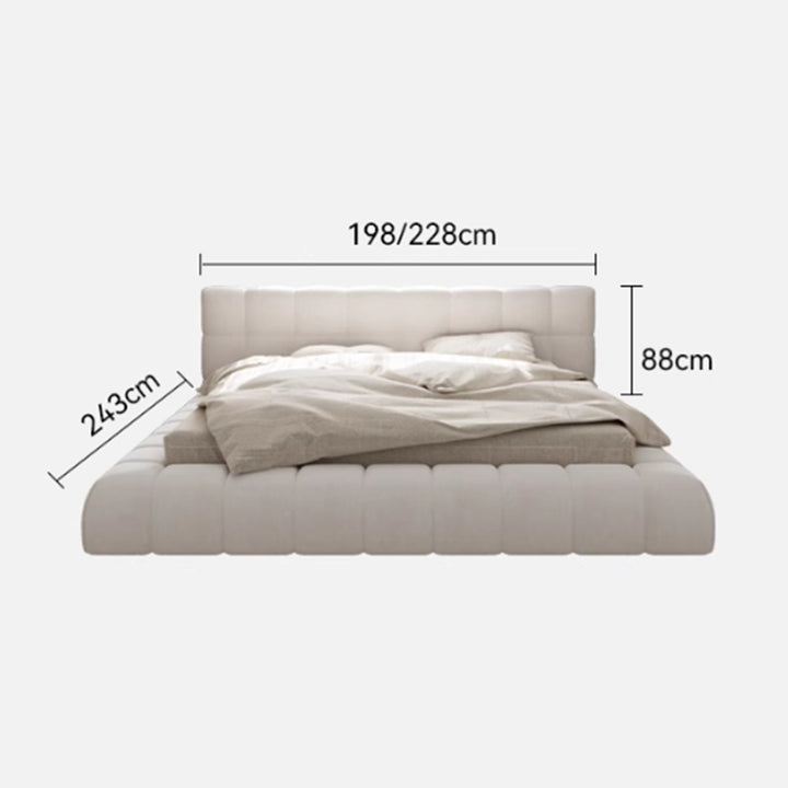 MAS-3144 Masdio Modern Boucle Bedframe