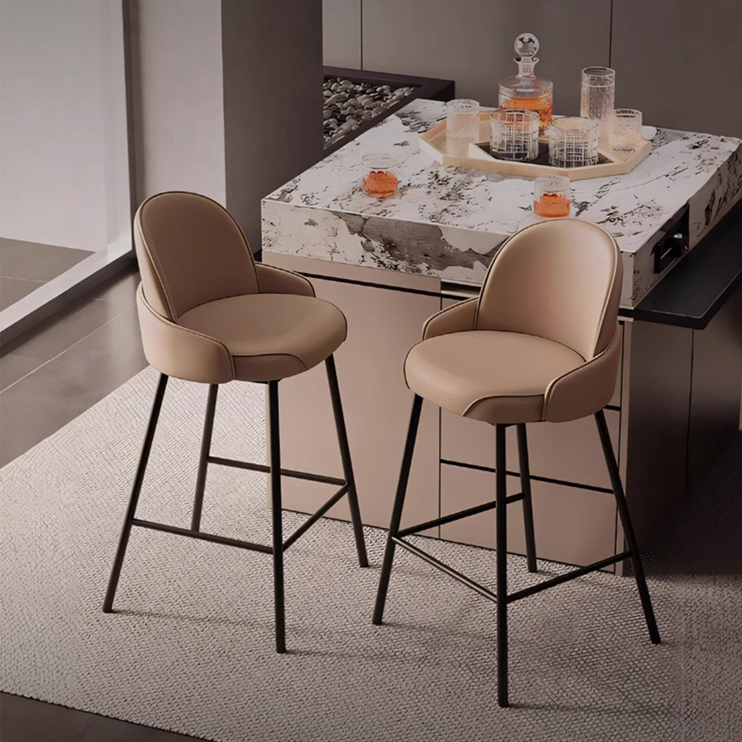 MAS-3156 Masdio Modern Leather Bar Stool