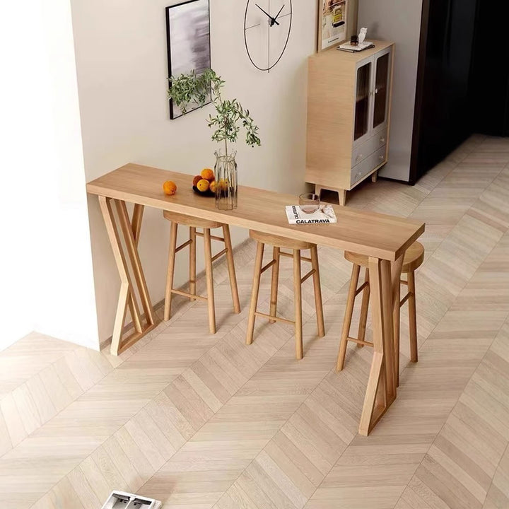 MAS-3157 Masdio Scandinavian Solid Wood Bar Table