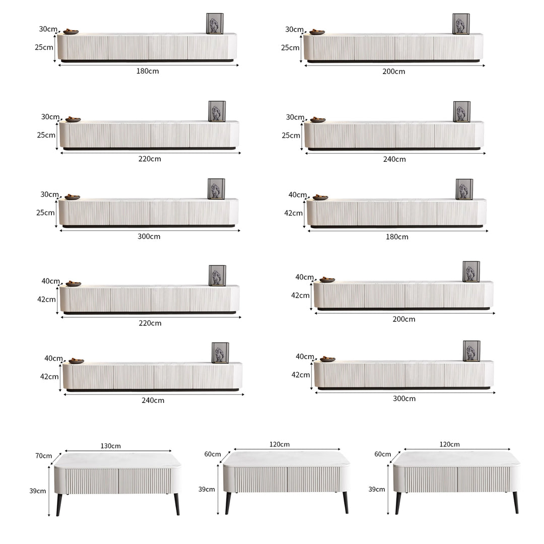 MAS-3162 Masdio Modern Solid Wood TV Console