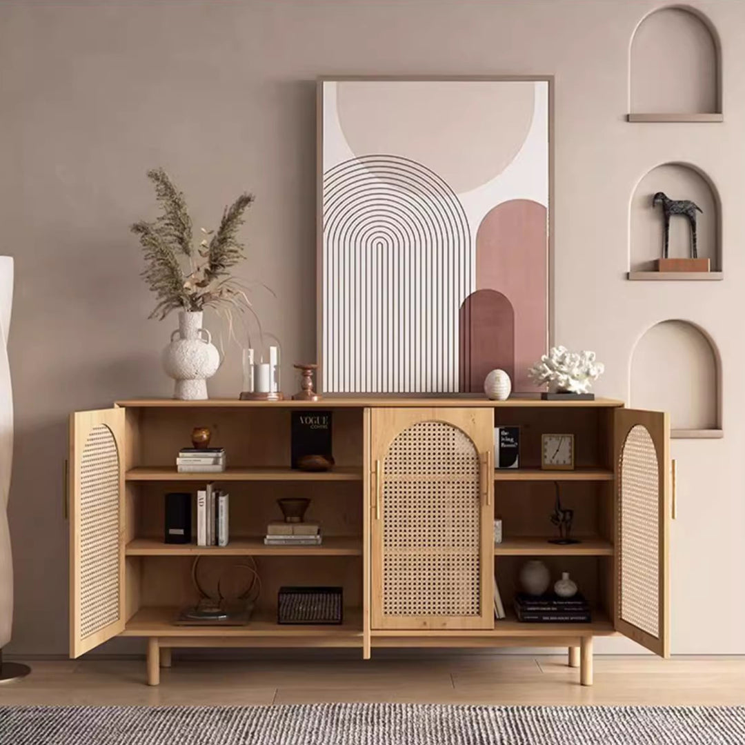 MAS-3174 Masdio Japandi Rattan Sideboard