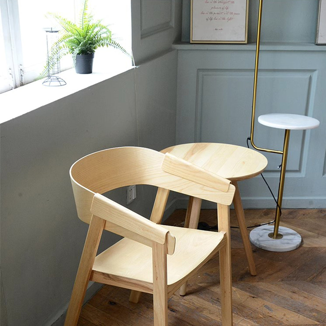 MAS-3176 Masdio Scandinavian Solid Wood Dining Chair
