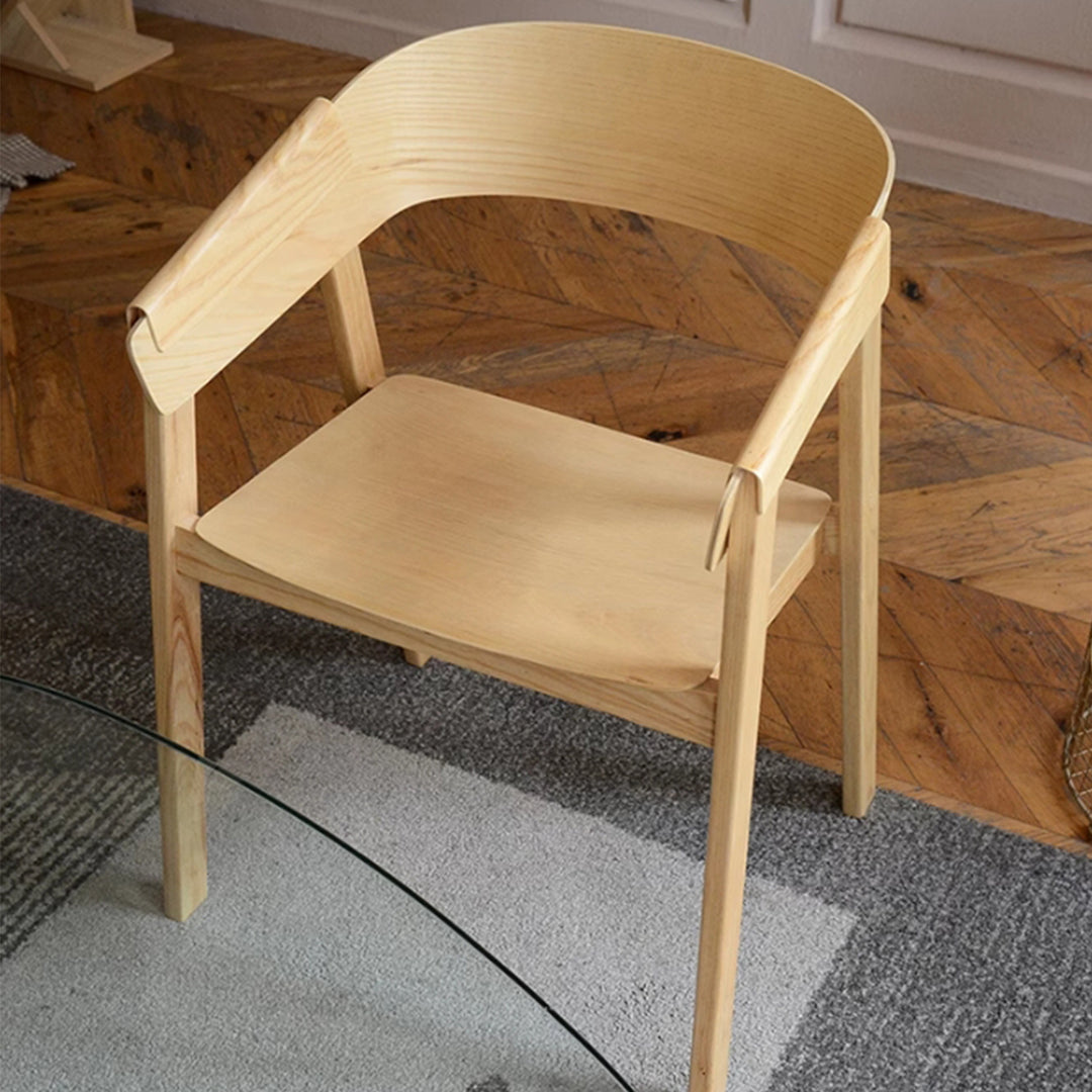MAS-3176 Masdio Scandinavian Solid Wood Dining Chair
