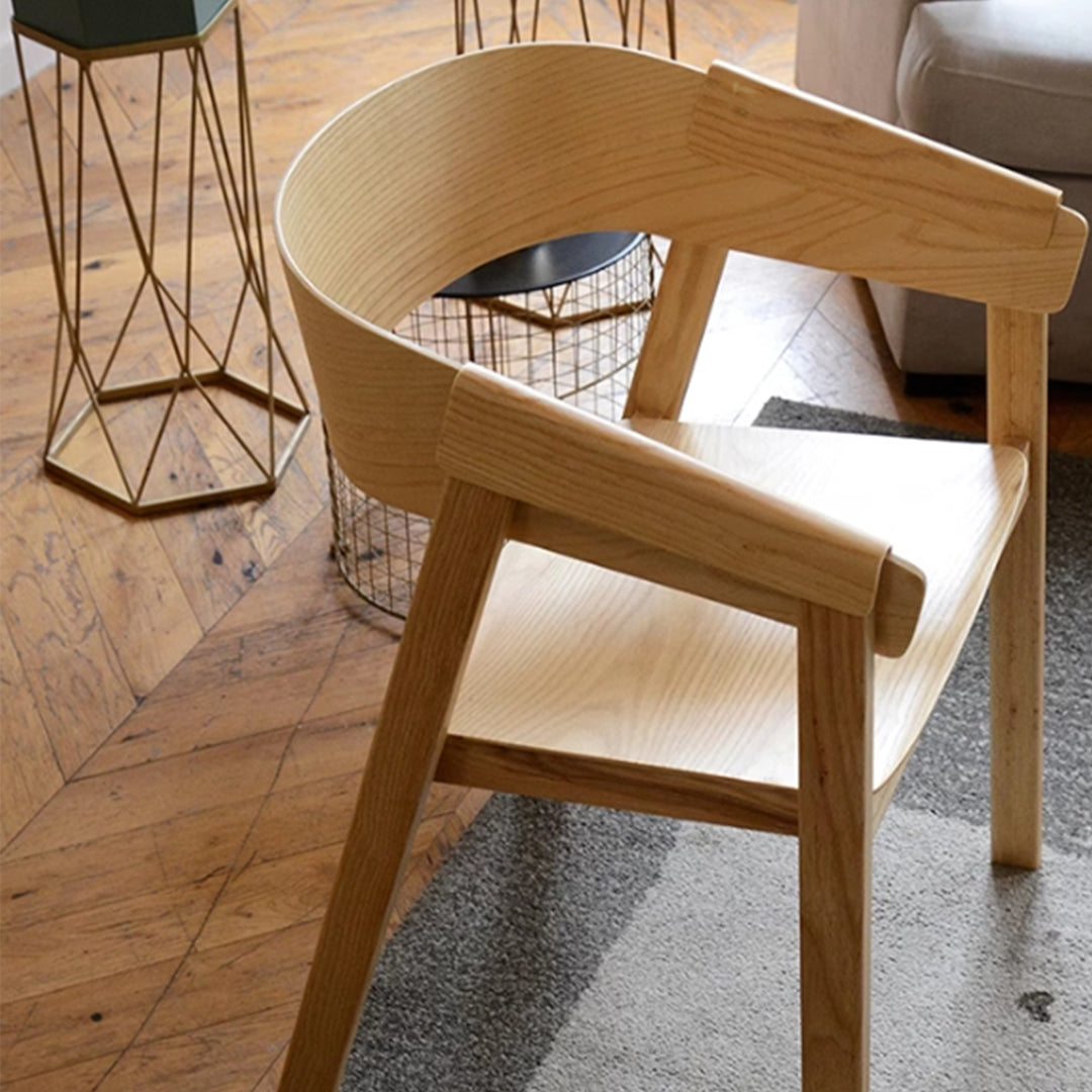 MAS-3176 Masdio Scandinavian Solid Wood Dining Chair