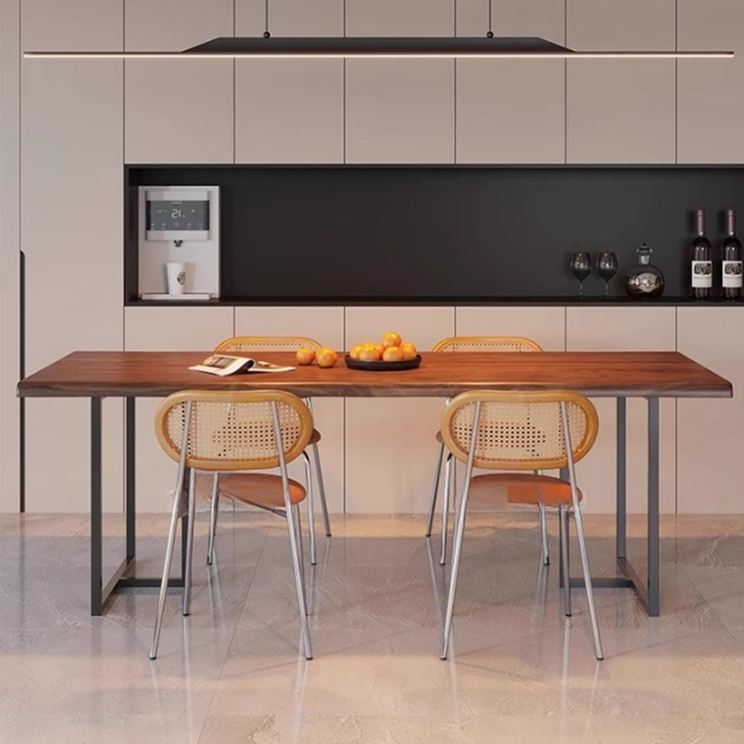 MAS-3195 Masdio Industrial Solid Wood Dining Table